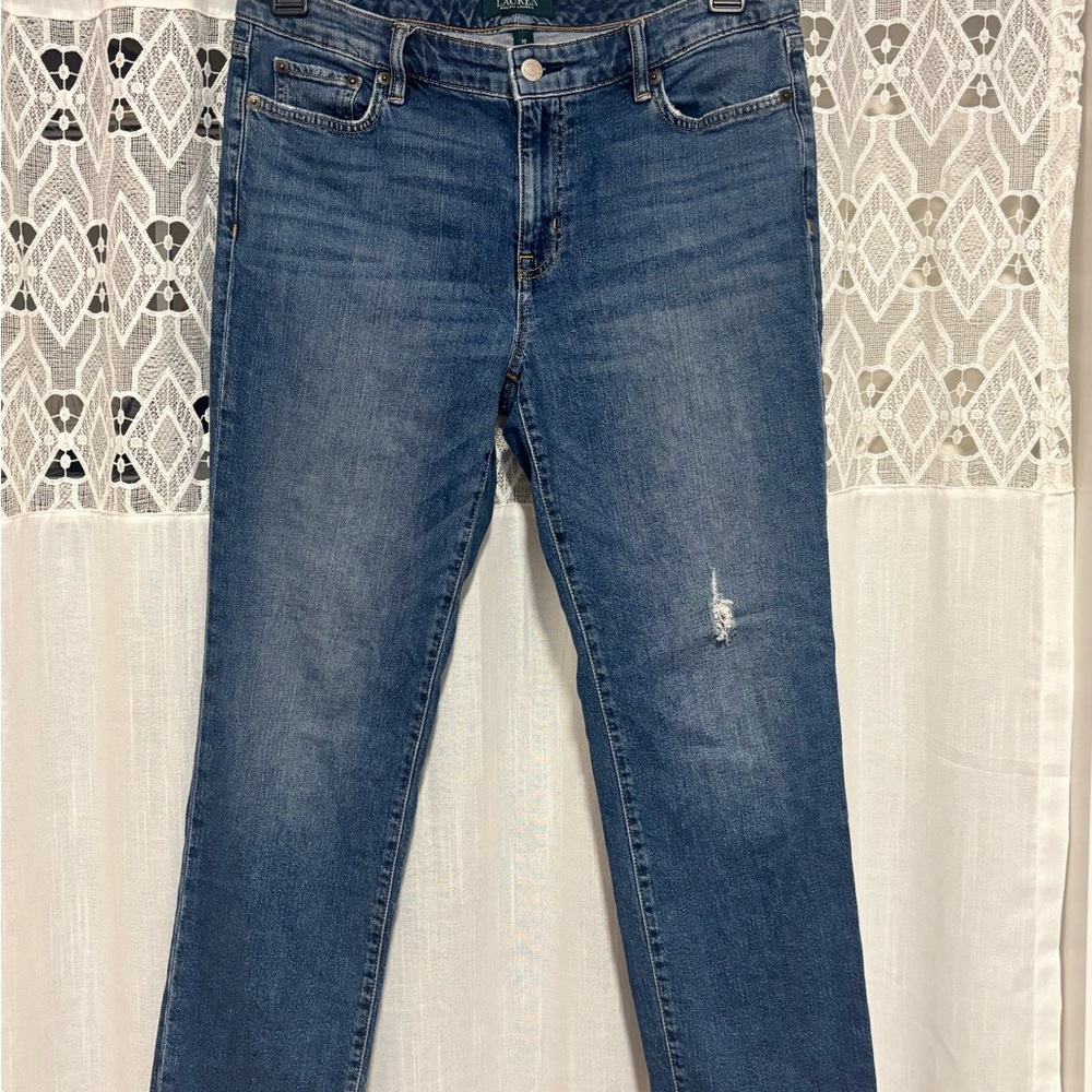 Lauren Ralph Lauren Women's Classic Blue Denim Jeans